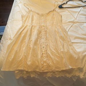 White/beige forever 21 dress! Size M